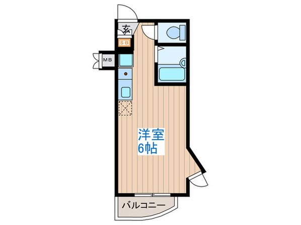 OLIO上北沢（302）の物件間取画像